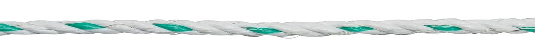 Kerbl Premium-Seil, 6,5mm, 400m 6x0,20Niro+3x0,25Cu, weiss-grün