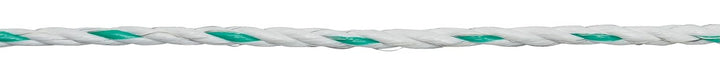Kerbl Premium-Seil, 6,5mm, 400m 6x0,20Niro+3x0,25Cu, weiss-grün