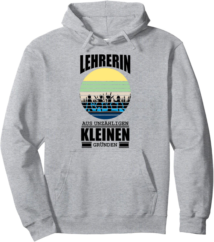 Beste Lehrerin Spruch Schule Pullover Hoodie