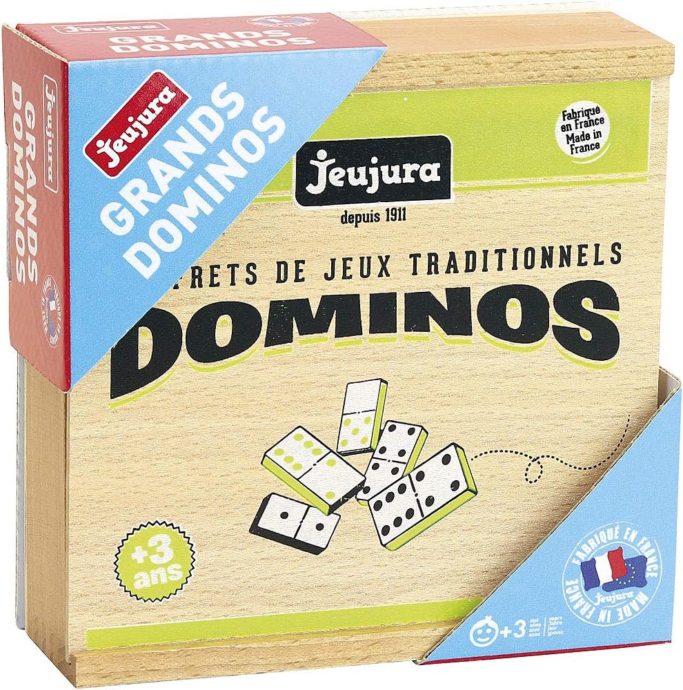 JeuJura 8141 Spiel der Reflexion grossen Domino Holzbox,