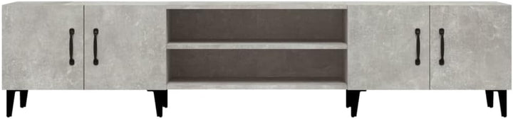 vidaXL TV-Schrank Betongrau 180x31,5x40 cm Holzwerkstoff, Betongrau