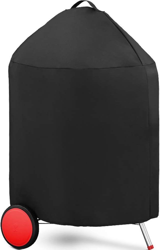 AMZBBQ® Premium Grillabdeckung, wasserdichte Grillhaube für Ihren Kugelgrill, 100% Wetterfeste und U