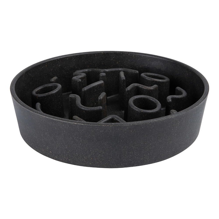 District 70 Bamboo Dog Slow Feeder, 21 cm, Dark Grey Dark Grey 21 cm, Dark Grey 21 cm