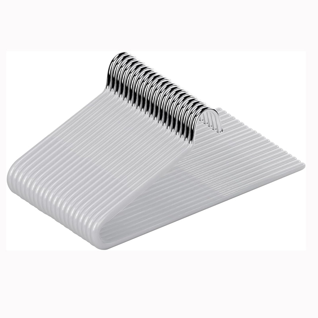 Hosenbügel Metall 20er Set, Platzsparend für Kleiderschrank 29cm Grau 29cm, Grau 29cm