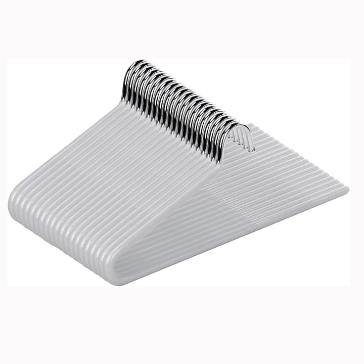 Hosenbügel Metall 20er Set, Platzsparend für Kleiderschrank 29cm Grau 29cm, Grau 29cm
