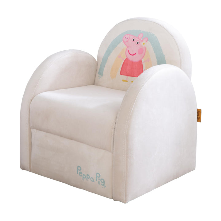 roba Kindersessel im Peppa Pig Design - Sessel mit Armlehne für Jungen & Mädchen ab 18 Monaten - Bel