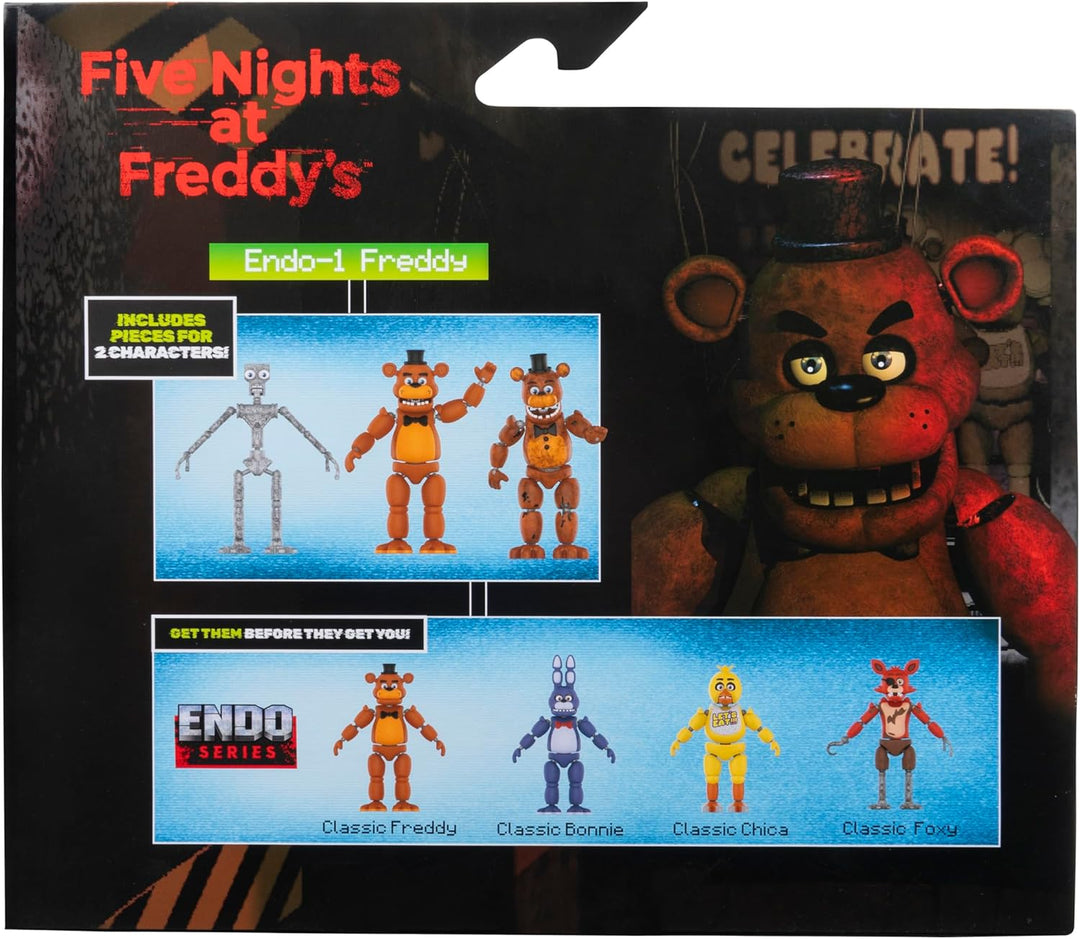 Five Nights at Freddy’s - FNF0074-15 cm grosse Endo-Sammlerfigur: Skelett mit Classic Freddy und Gru