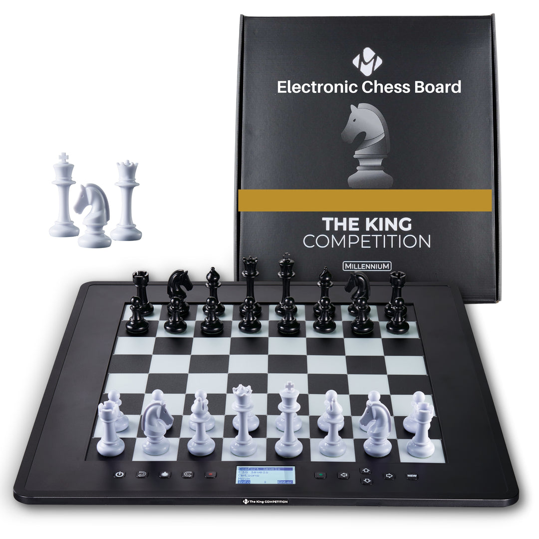 Millennium M831 The King Competition Schachcomputer – Benutzerfreundlich, für die ganze Familie & Sc