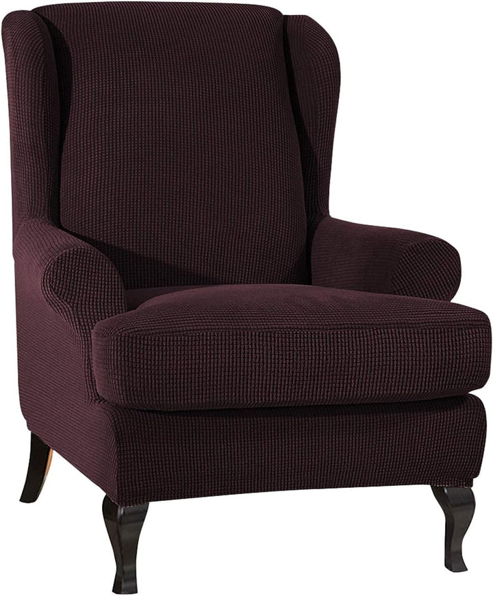 VanderHOME Stretch Sofabezug Ohrensessel husse ohrensessel bezug 1 Sitzer Stretch und antirutsch Ses