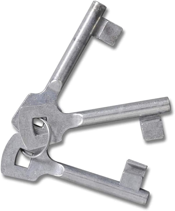 Tidyard Gartentor Gartentür Zauntor Zauntür mit 3 Schlüssel, aus Verzinkter Stahl, Grün, 289 x 175 c