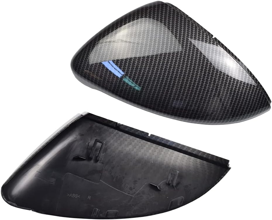 1 Paar Spiegelkappen Links Rechts Seitenspiegel Abdeckkappen für Golf MK7 7.5 GTI 7 Golf 7 R für T-o