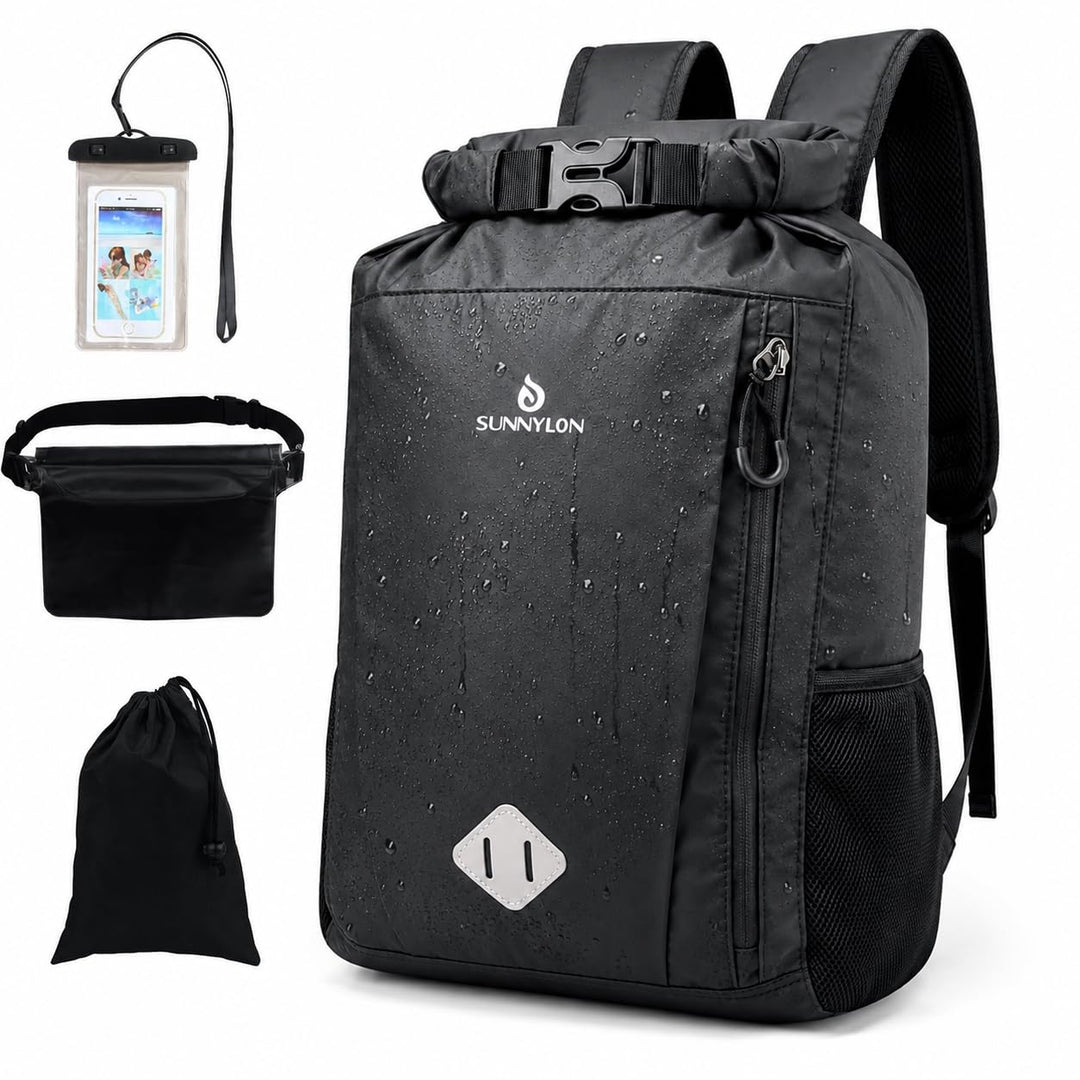 Wasserdichter Dry Bag Rucksack,20L IPX8 Wasserfester rucksack Rolltop mit Handyhülle,Wasserdichte ta
