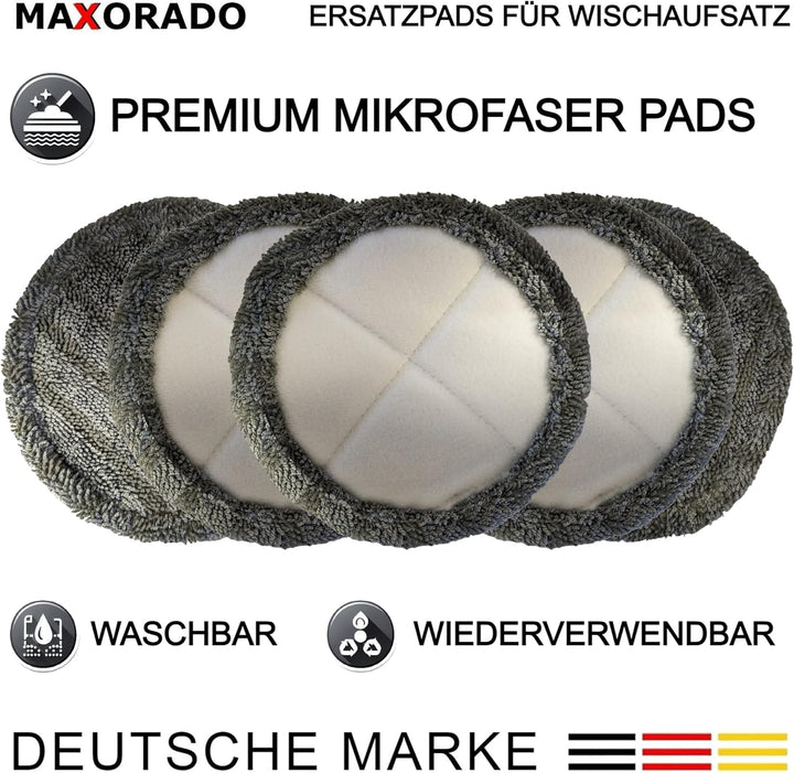6x Ersatzpad kompatibel mit Dyson Wischaufsatz Wischdüse Wischmopp für Dripl DrRobor CleaniFy Fictez