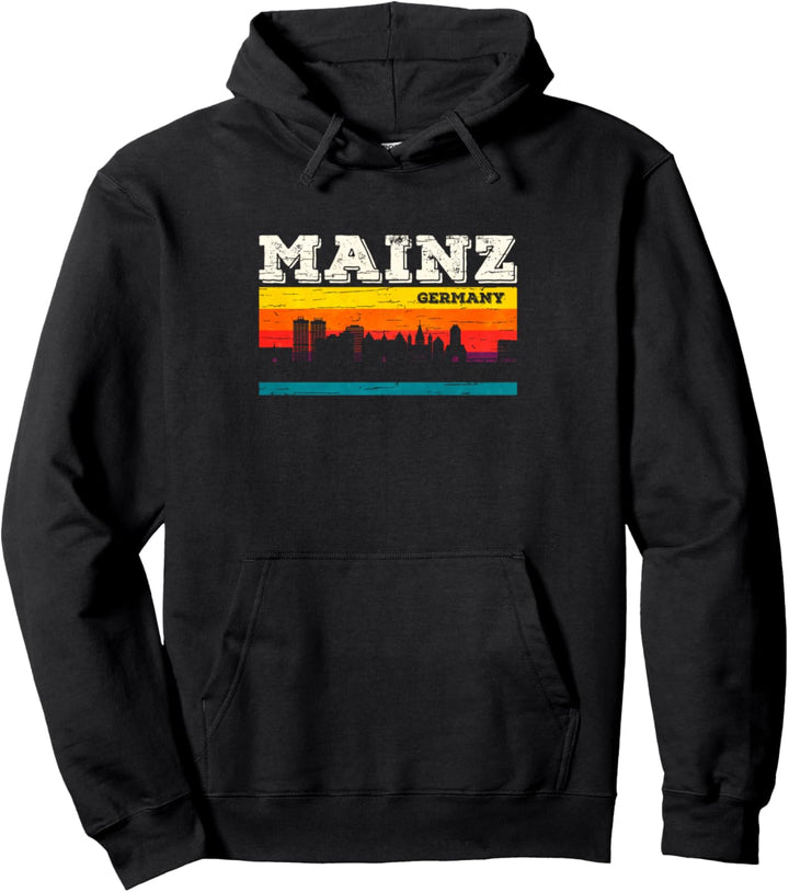 Mainz Skyline Rheinland Pfalz Lustiges Mainzer Pullover Hoodie