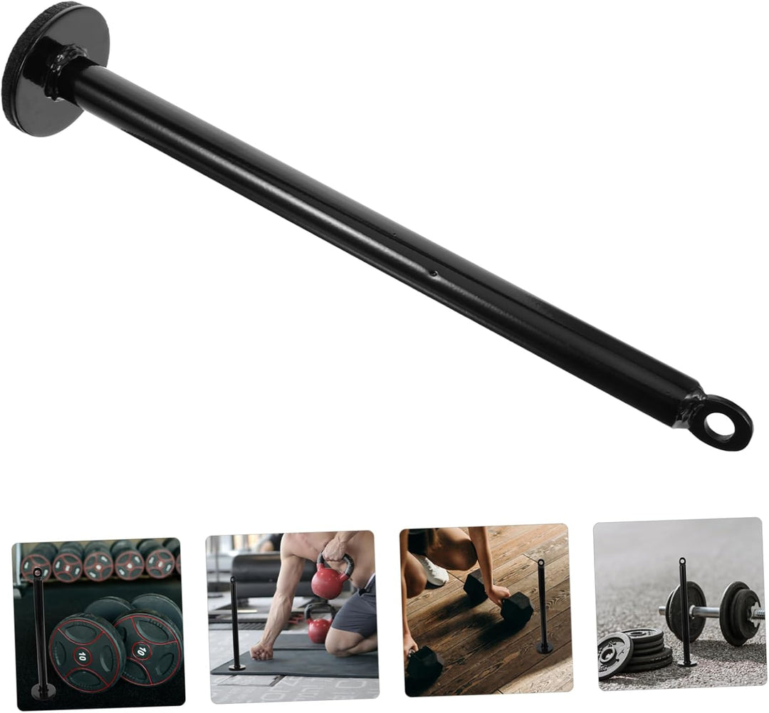 BESPORTBLE Metall Hantelplattenhalter mit Hoher Tragfähigkeit und Einfacher Montage Schwarzer Gewich