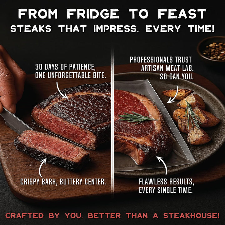 Dry Age Beutel für Rindersteak.Erstellen Sie einfach köstliches DIY-Age-Fleisch.Atmungsaktives Membr
