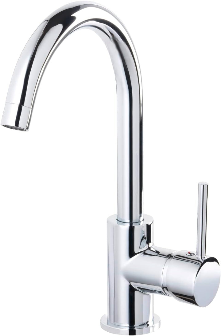 'aquaSu® Spültischarmatur Kira mit Wasserspar-Kartusche, Kosten-sparende Kaltwassermittelstellung, h