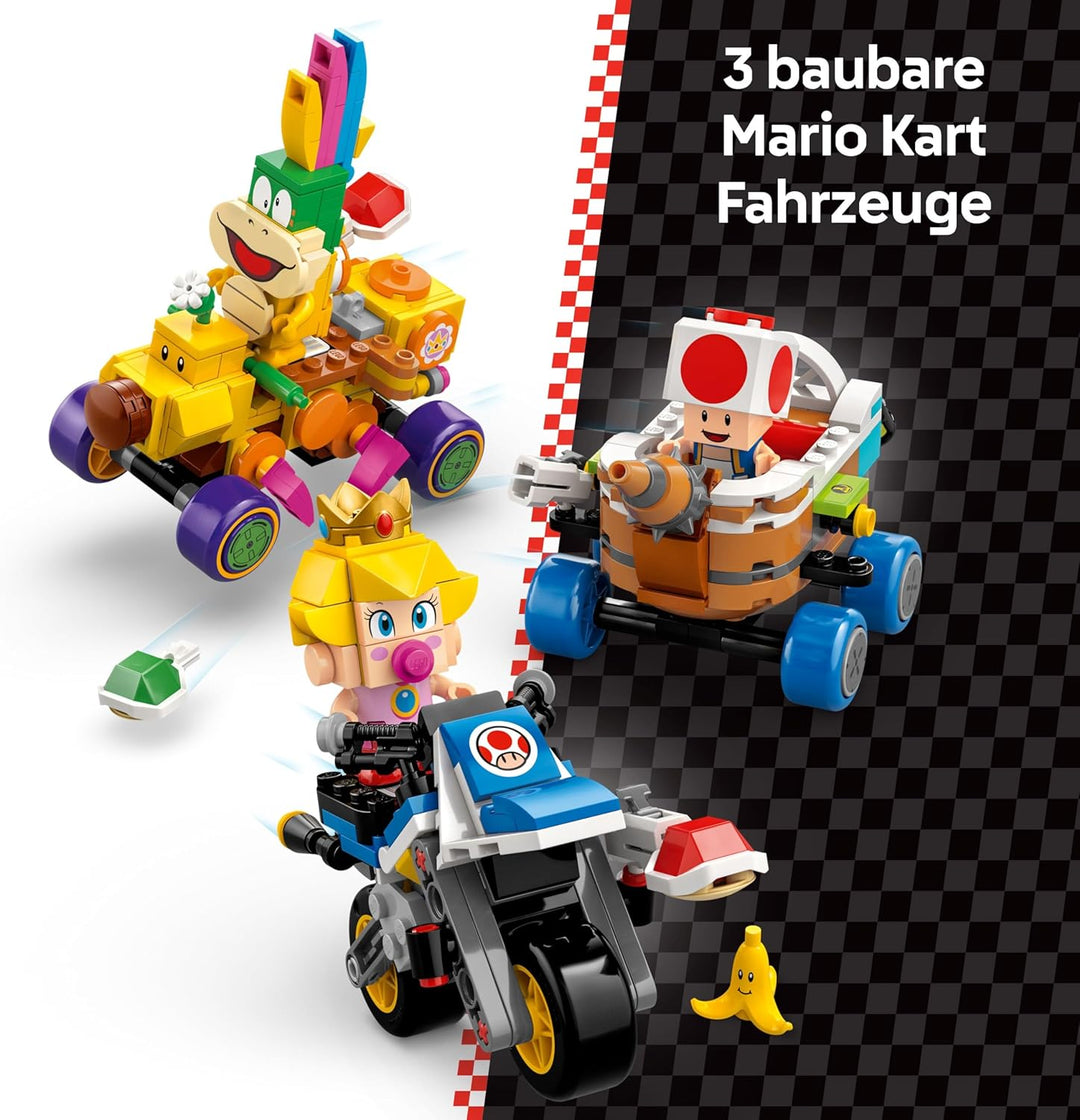 LEGO Super Mario: Mario Kart – Baby Peach & Grand Prix-Set, Nintendo Figuren – Toad, Lakitu, Baby Pe