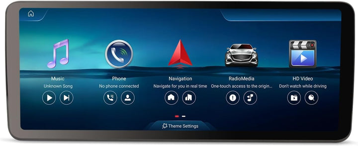 Erisin Qualcomm 12,3 Zoll 8-Kern 8GB+128GB Android 16 Autoradio Bluetooth GPS Navi für Mercedes C Kl