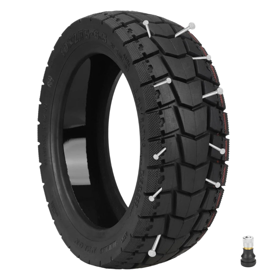 10 x 2,75-6,5 Selbstreparierender Schlauchlose Reifen für Kukirin G2 Master/Kukirin G3 / Speedway 5
