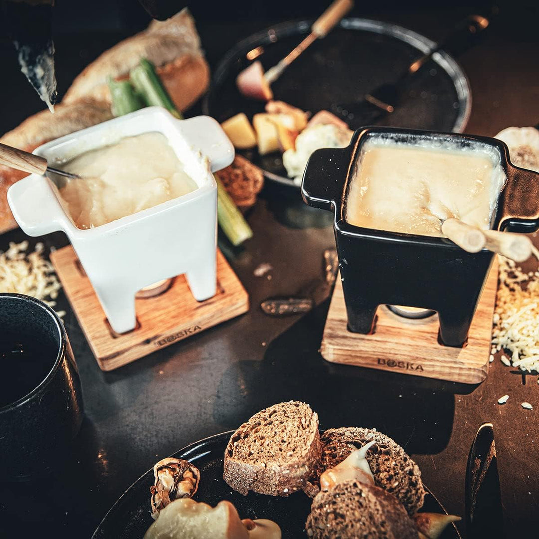 Boska Tapas Fondue Bianco - 300 ml - geeignet für Käsefondue 13 x 13 x 14 cm, 13 x 13 x 14 cm