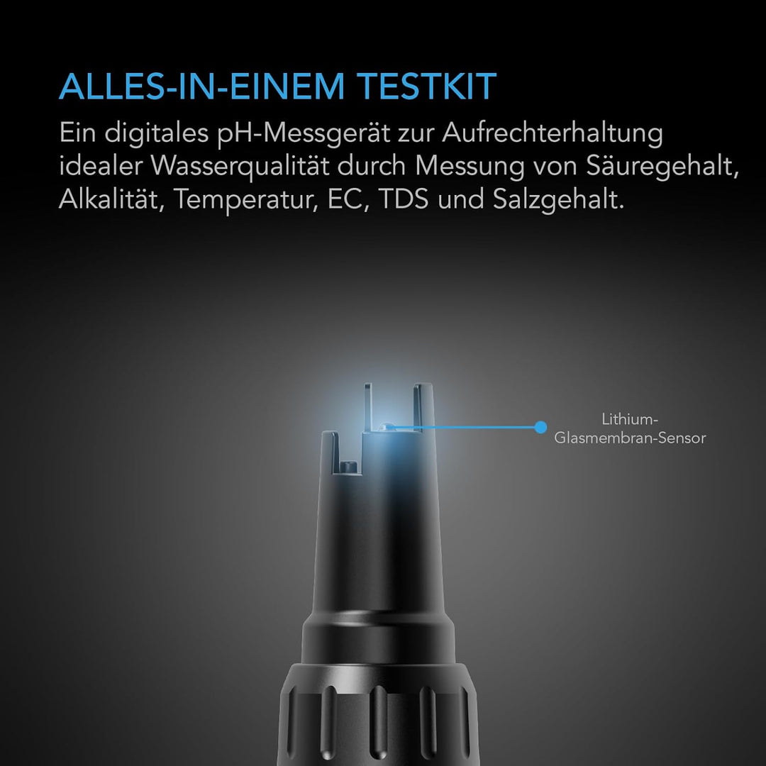 AC Infinity Hydroponic Meter PRO Kit Hochpräzisions Digital pH-Stift mit ±0,01 pH Genauigkeit und we