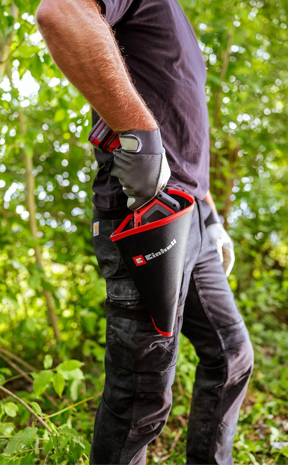 Original Einhell Holster (Astkettensägen-Zubehör, Gürteltasche für Einhell Akku-Astkettensäge GE-PS