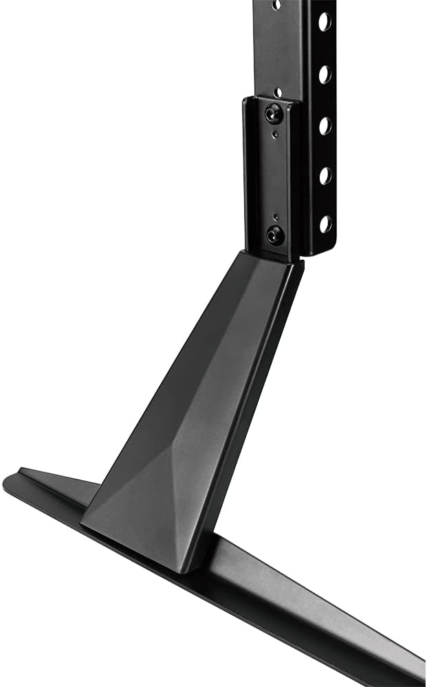 mywall TV Standfuss HP49L, TV-Ständer für Bildschirme 23-75 Zoll, TV Bodenständer höhenverstellbar i