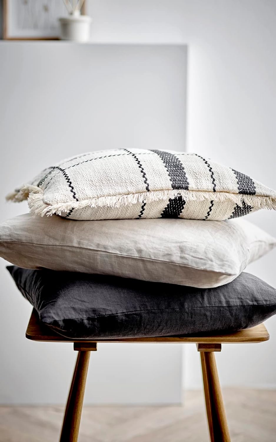 Södahl Linen Kissen, 50 x 50 cm, Ash 50 x 50 x 13 cm Ash, 50 x 50 x 13 cm Ash