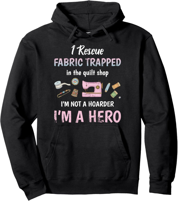 Näherin Handarbeit Schneider Ich bin ein Held Lustiges Nähen Pullover Hoodie