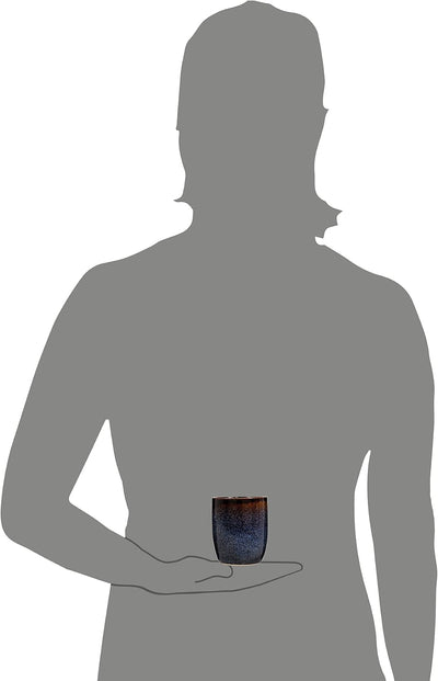 Espressobecher Tokio 4 tgl, Espresso Cups 4 Personen, Steingut Espressotassen Set Spülmaschinenfest,
