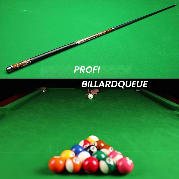Carbon Fiber Pool Cue Stick 20-21 oz, Professional 13mm Leather Tip, 3/8 * 8 Joint, Includes Cue Cas
