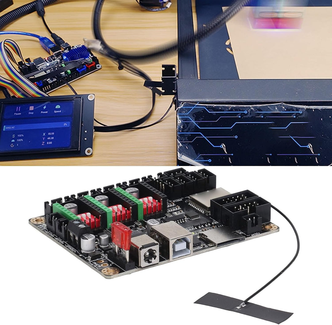 Lasergravierer-Hauptplatine, Lasergravierer-Steuermodul MKS DLC32 V2.1 32 Bit ESP32 WIFI GRBL TFT La