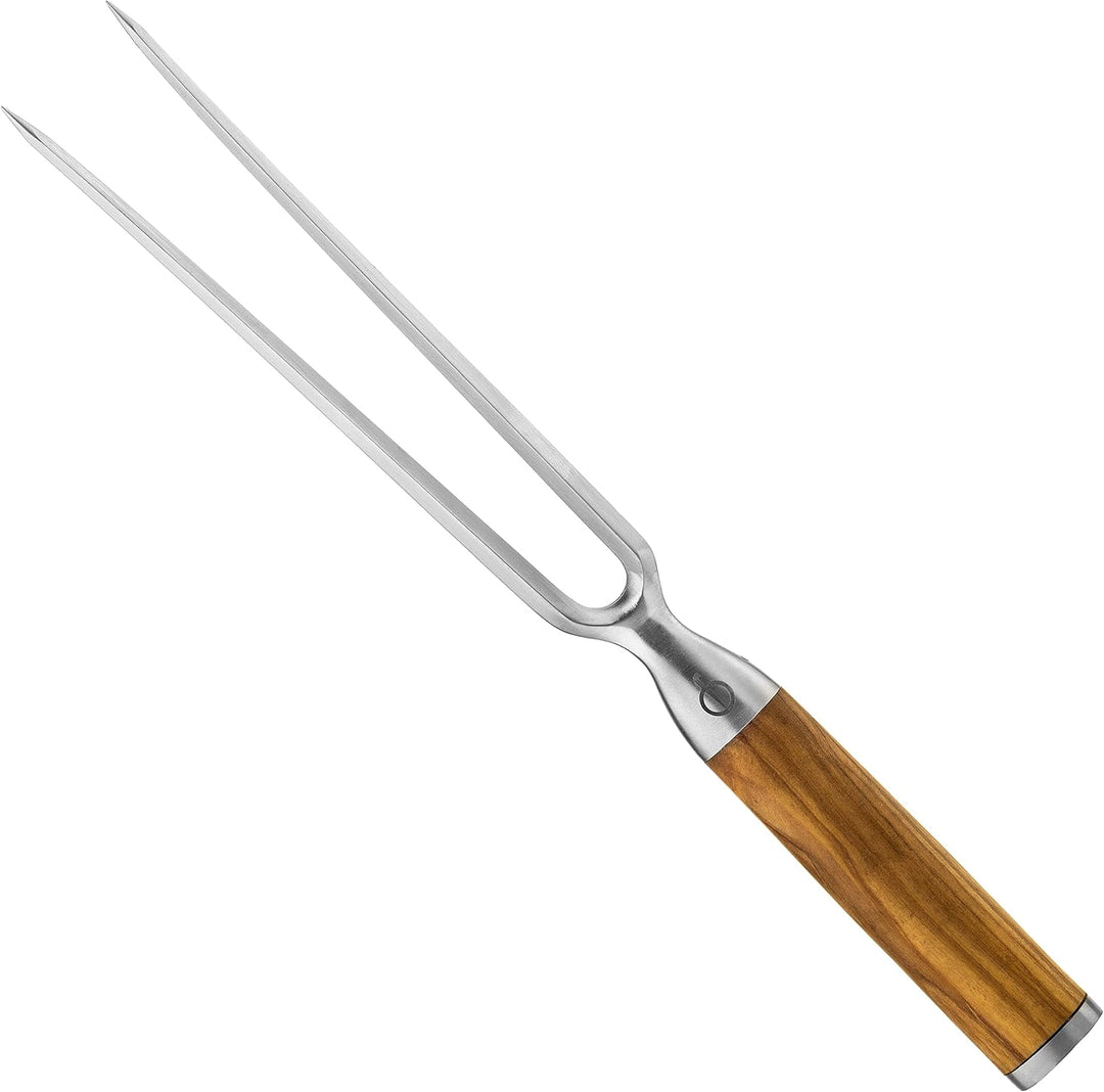 Forged Olive Fleischgabel 32cm, in Holzkiste.