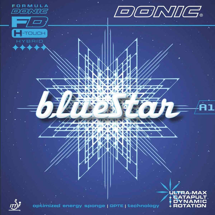 DONIC Belag Bluestar A1 Schwarz 2,3 mm, Schwarz 2,3 mm