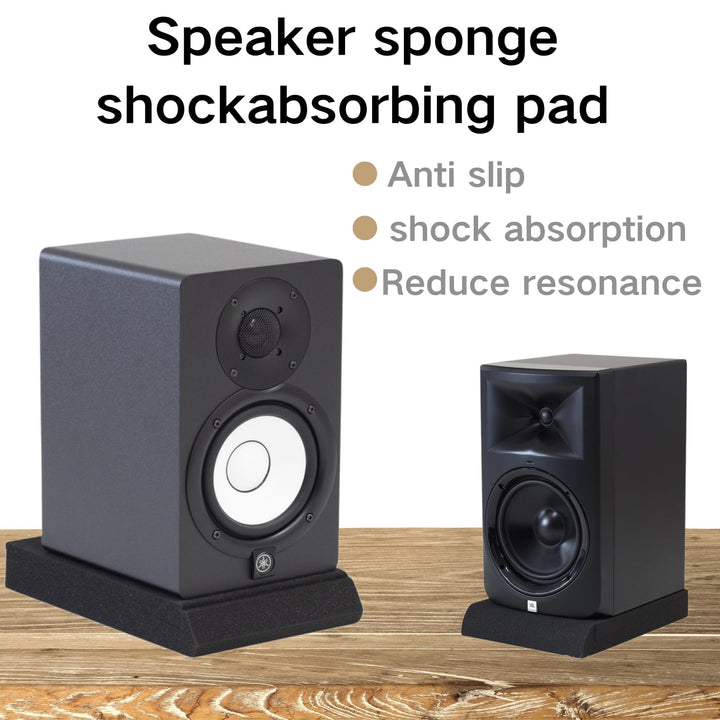 2PCS 20x28x4.2 cm Speaker Sound Insulation Mat Soundproofing Mat Acoustic Foam Board Sponge Sound Ab