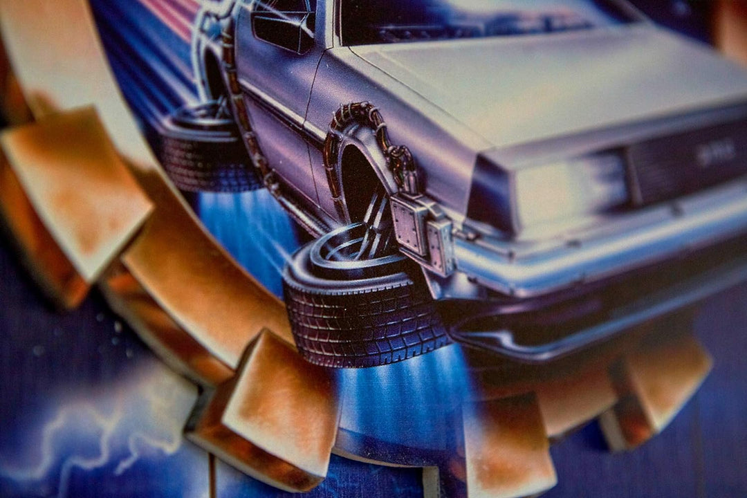 Doctor Collector Back to the future Wooden Poster 2, Mehrfarbig, One size, DCBTTF04