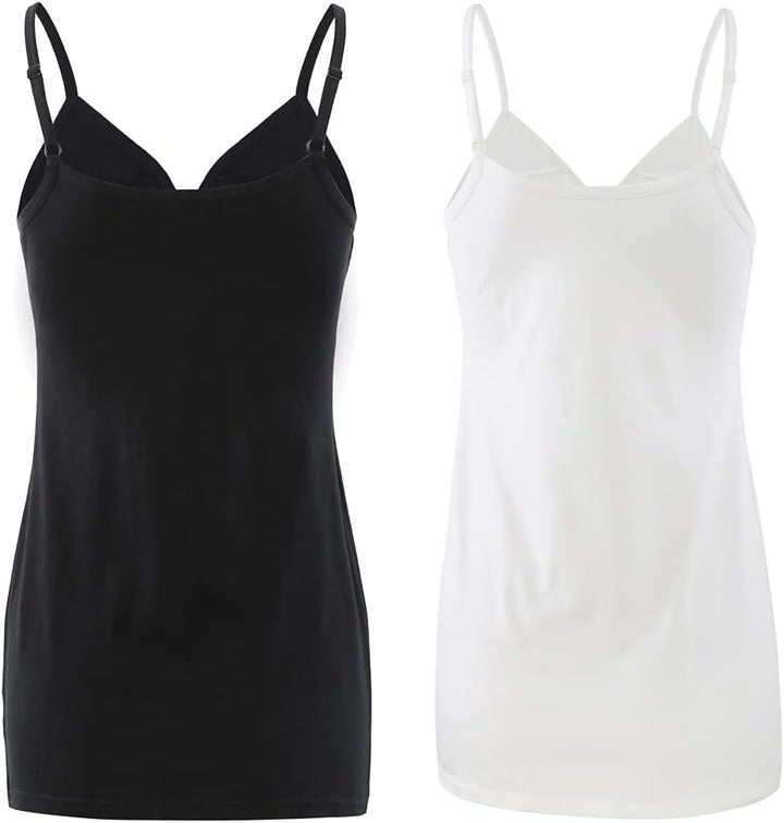 COLOMI Still-Tanktops für Mutterschaft Unterhemden für Schwangere BH zum Stillen Basic Camisole XL B