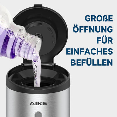 AIKE AK1205 Seifenspender Automatisch Wandbefestigung, 800ml Kommerzieller Automatischer Flüssigseif