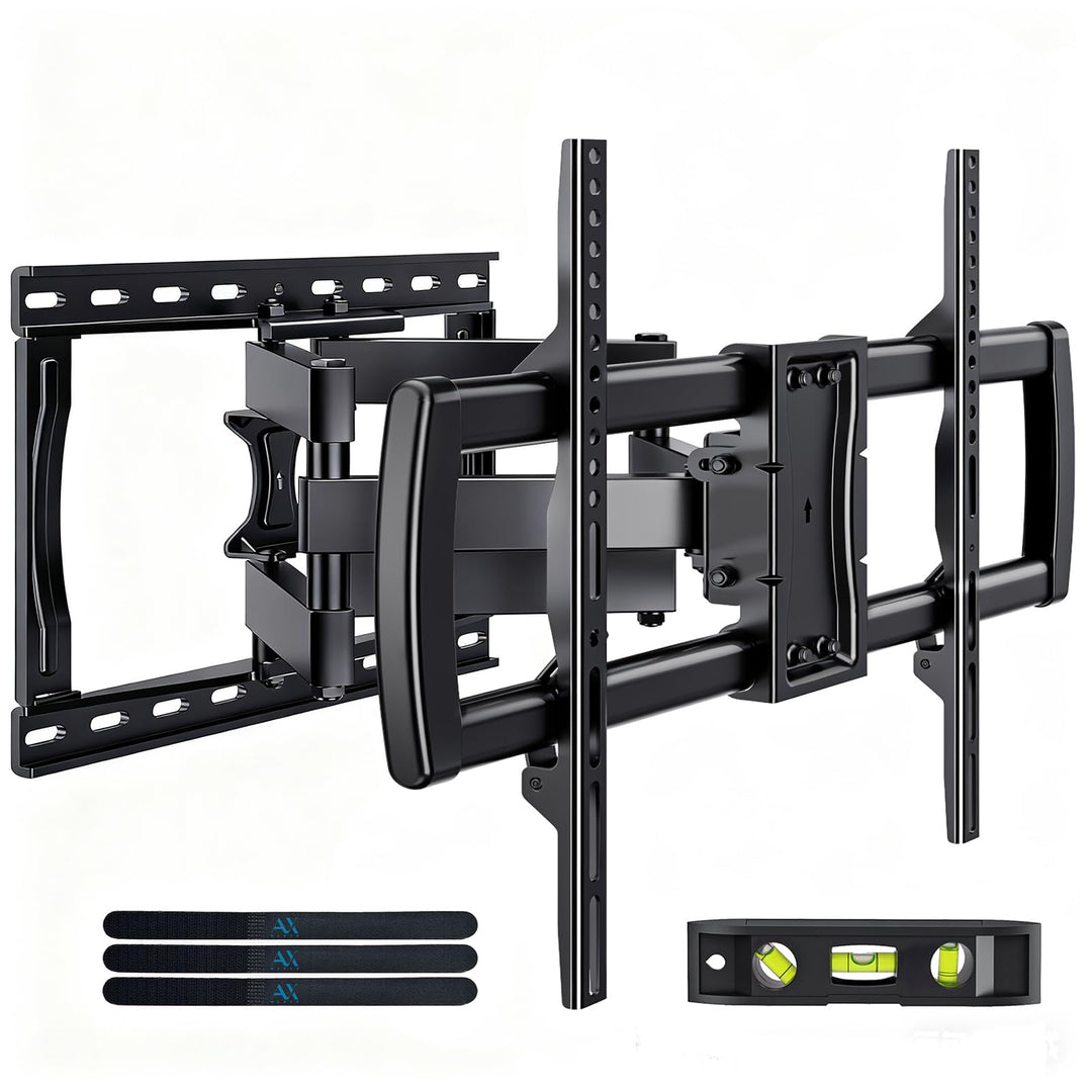 AX WABER TV Wandhalterung für 32-85 Zoll Bildschirme bis zu 60kg, Wandhalterung Fernseher Schwenkbar