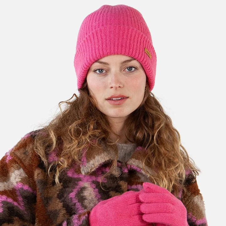 Barts Strickhandschuhe Witzia Gloves gestrickte Finger-Handschuhe S-M Hot Pink, S-M Hot Pink