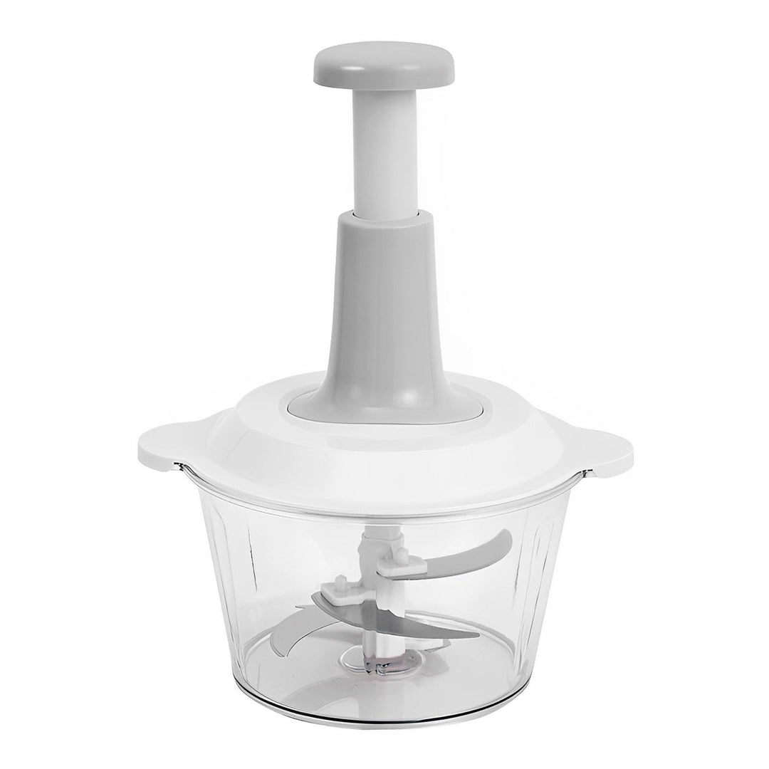 Manual Food Chopper, Regerly 1 Stück 1.5L Manuelle Zerkleinerer Zwiebelschneider Multizerkleinerer P