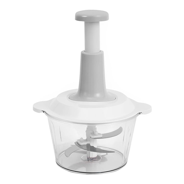 Manual Food Chopper, Regerly 1 Stück 1.5L Manuelle Zerkleinerer Zwiebelschneider Multizerkleinerer P