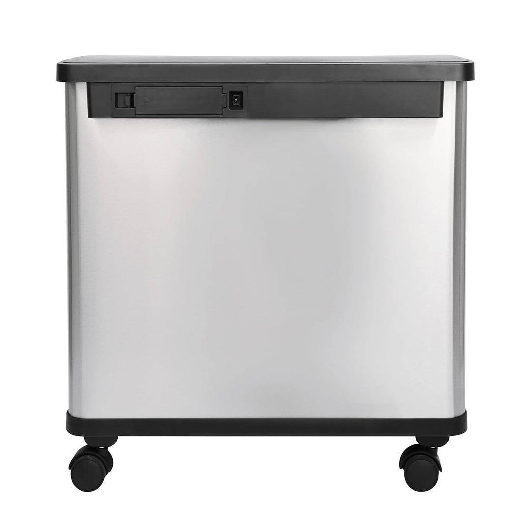 SVITA SR3X18 54L Sensor-Mülleimer 3 Fächer Mülltrennsystem Abfalleimer Edelstahl Silber SR3X18 (54L)