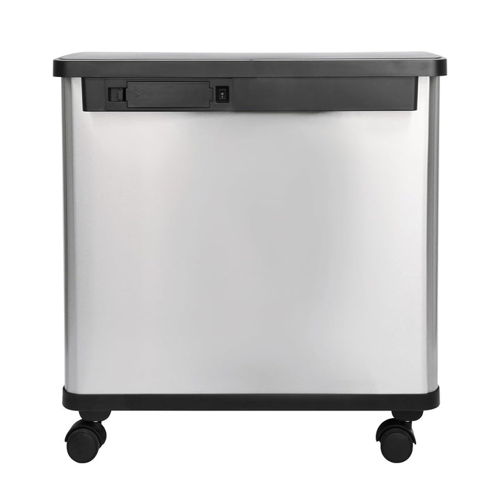 SVITA SR3X18 54L Sensor-Mülleimer 3 Fächer Mülltrennsystem Abfalleimer Edelstahl Silber SR3X18 (54L)