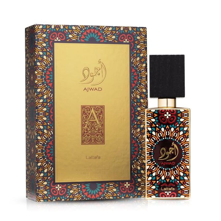 AJWAD Lattafa - EAU DE PARFUM, Natural spray-Vaporisateur, 60ML 60 ml (1er Pack), 60 ml (1er Pack)