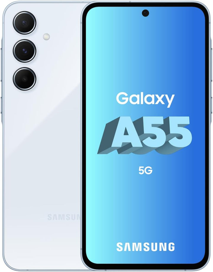 Samsung A556B Galaxy A55 5G 256GB/8GB Dual-SIM awesome-iceblue, Black
