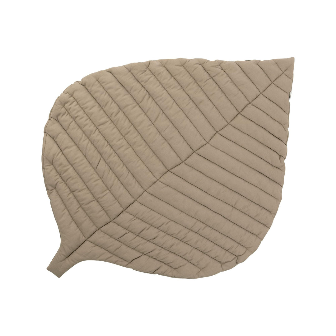 Toddlekind Krabbeldecke für Babys, Blattform, handgenäht, Baby-Spielmatte aus Bio-Baumwolle, 116×87