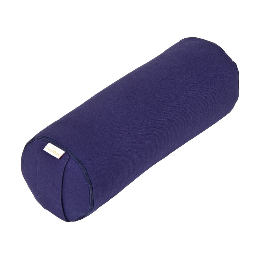 Yogabox Yoga MINI Bolster/Nackenrolle Basic dunkelblau, dunkelblau