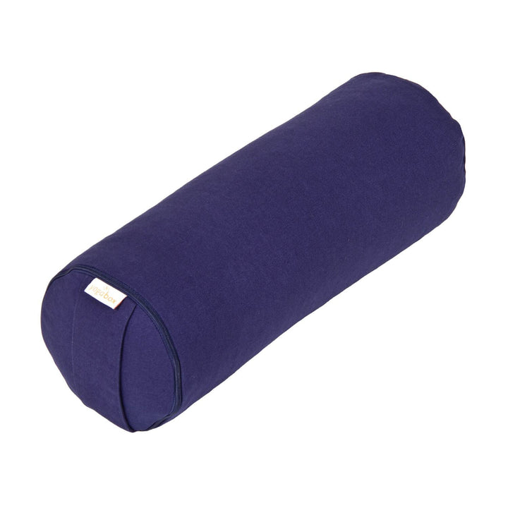 Yogabox Yoga MINI Bolster/Nackenrolle Basic dunkelblau, dunkelblau